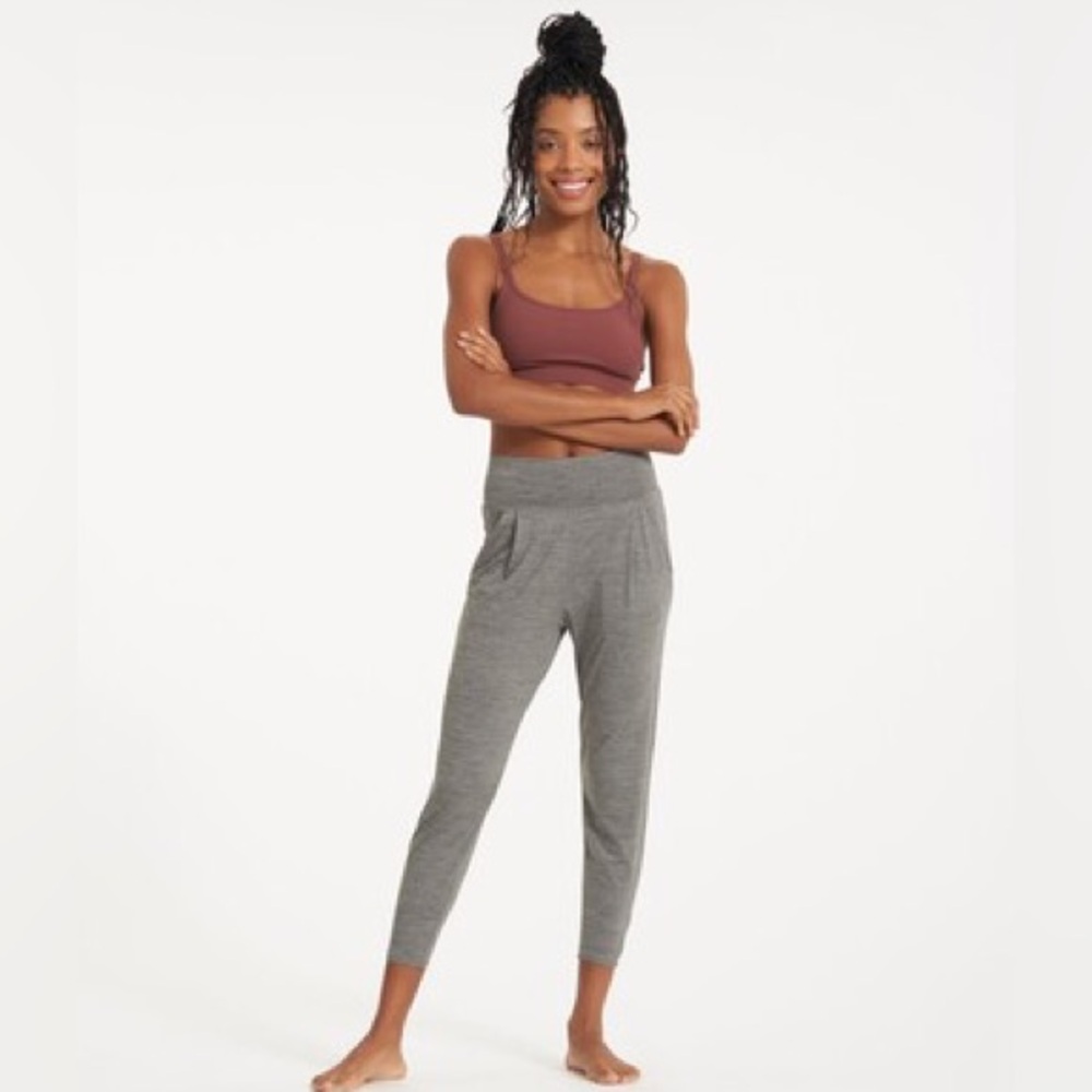 Vuori Grey Lux Harem Pants